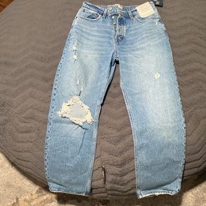 Abercrombie and finch the dad high rise jeans